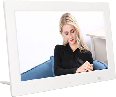 Digitale Fotolijst - Elektronisch Album - Foto's Tonen - Bewegingssensor - 13 Inch HD - Wit