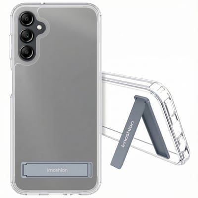imoshion Hoesje - Geschikt voor Samsung Galaxy A14 (5G) / A14 (4G) - Stand Backcover - Transparant