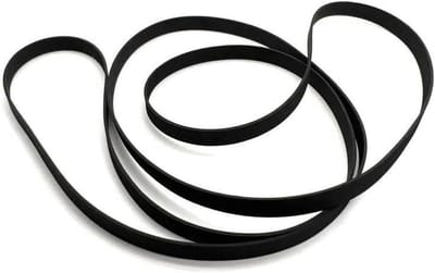 Transmissie Rubber Riem - Aandrijfriem Cassettedeck - Audio Afspelen - Hoge Kwaliteit Rubber - 48x0.6x4mm-75mm - Zwart