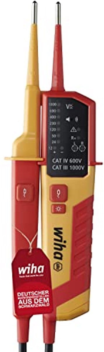 Spannings- en continuïteitstester 12-1000 VAC/1500 VDC - CAT IV