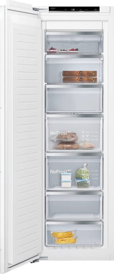 Siemens GI81NACE0 - Inbouw Vriezer - 212 liter - 5 vrieslades - deur-op-deur systeem
