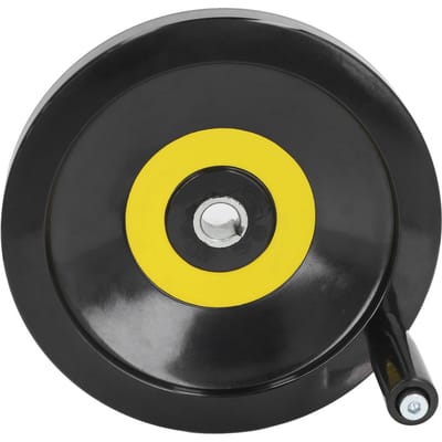 Volant de scie à table Trou central 22 mm Diamètre extérieur 250 mm avec poignée tournante pour tournage fraisage