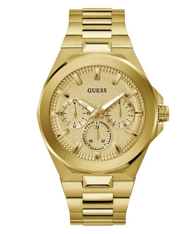 Guess Dashboard GW0798G2 Horloge - Staal - Goudkleurig - Ø 46 mm