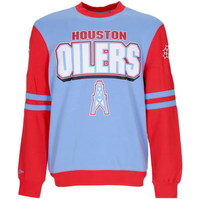 Sweatshirt met ronde hals voor heren NFL All Over Crew 2.0 Houoil