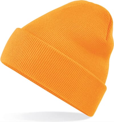Finnacle - Beanie - Muts - Gehaakt - Muts voor de winter - Flourescent Oranje