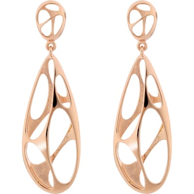 Orphelia 'Ava' Dames 925 Sterling Zilveren Oorbellen - Roze zo-7374 RG