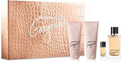 Michael Kors - Gorgeous! EDP 100 ml + Body Lotion 100 ml + Shower Gel 100 ml + Miniatuur - Geschenkset dames