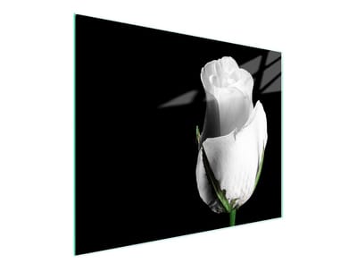 TMK ArtDeko - Snijplank Serie - Glazen Snijplank - 52x30 cm - Róża