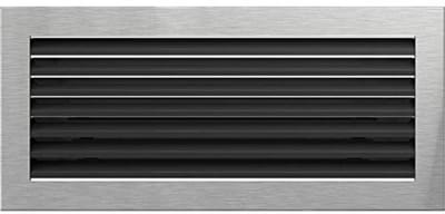 Ventilatierooster voor Haard - 17cm x 37cm Gesloten Model