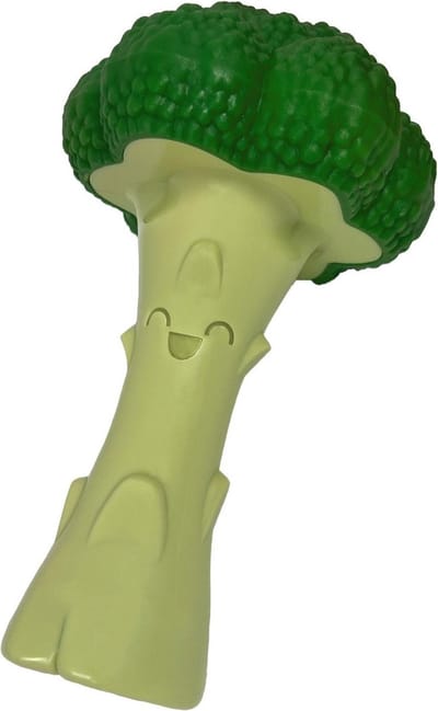 Nylabone Chew Broccoli - Hondenspeelgoed - Kauwspeelgoed - Bacon & Cheese smaak - Voor Honden Tot 23kg