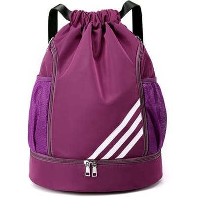 Sac à dos de poche avec sangle à cordon de serrage, 1 pièce, grande capacité, sac de sport, Football, basket-ball, conception de fermeture à cordon One Size