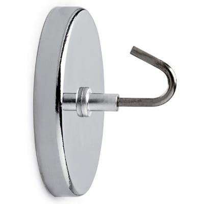Magneet met haak MAUL Ø52mm trekkracht 9kg chroom