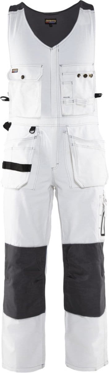 Blaklader Amerikaanse overall 2532-1210 - Wit/Donkergrijs - C56
