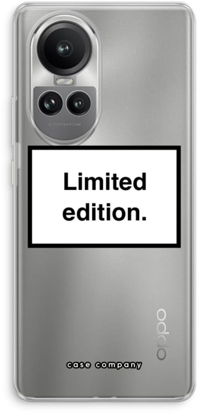 Case Company® - Hoesje geschikt voor Oppo Reno 10 Pro hoesje - Limited edition - Soft Cover Telefoonhoesje - Bescherming aan alle Kanten en Schermrand