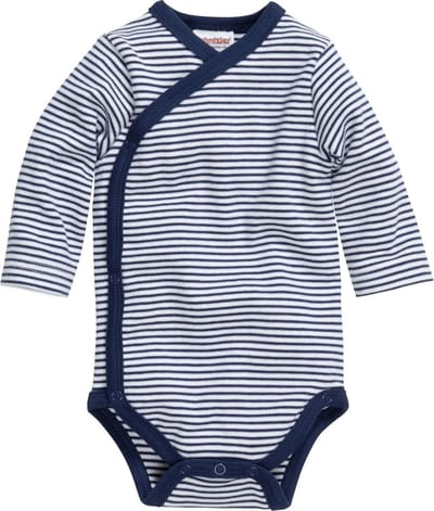 Playshoes Schnizler overslagromper lange mouwen streep marine