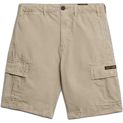 Superdry Broek Ripstop Light Cargo Short M7110485a E8o Light Beige Mannen Maat - W28