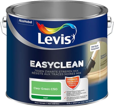 Levis - Easyclean Tegen Zwarte Strepen Mix - Clear Green C50 - Mengverf - 2,5 L
