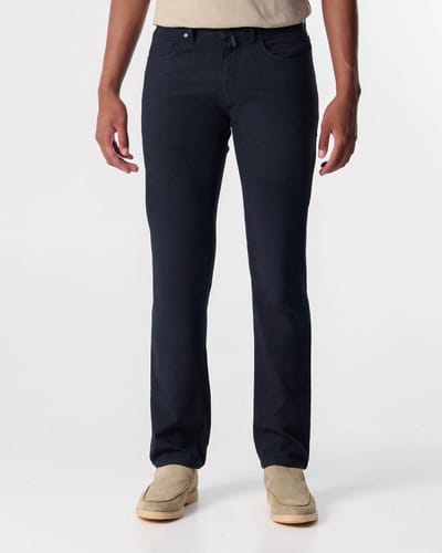 Pierre Cardin Broek Lyon Tapered Print Donkerblauw (navy) - Maat W 33 - L 32 - Heren - Five-pocket broek