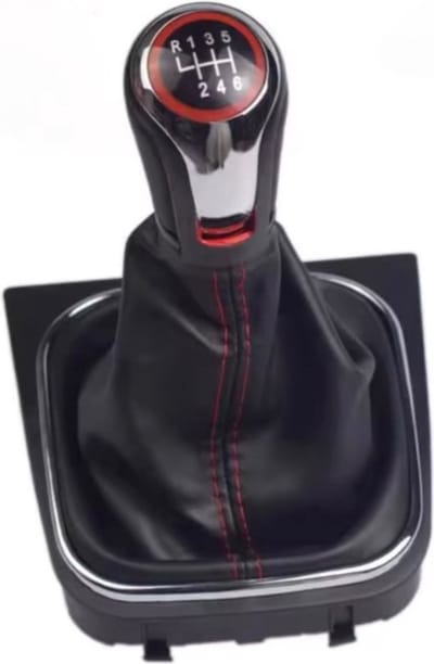 Medj - Pook-pookknop-versnellingspook-chroom-geschikt voor volkswagen Vw Golf 5 6 MK5 MK6 R32 R20 Gtd Gti 2004 2005 2006 2007 2008 2009 2010 2011 2012 2013