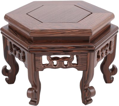 Plantenrek - Plantenstandaard - Plantentafel - Plantenrekken - Plantentafeltje voor binnen - Plantenrek - Bloemenrek - Planten etagere - Plantenzuil - Vintage bloemenrek - Klein formaat 14cm