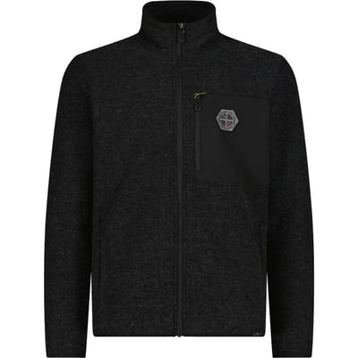 Technische fleece in gemêleerd breisel CMP