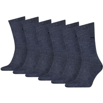 Puma Herensokken Classic - Denim - 6 paar heren sokken - Maat 39/42