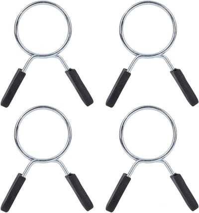 Dailygoods- Gewichtschijf Clips - All-Staal Constructie - 28mm/30mm/50mm - Veerbelaste Sluiting - Veilig voor Thuis Workout - Robuuste Grip - Gewichtschijfbevestiging