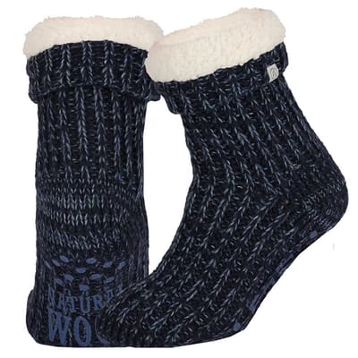Morethansocks - Wollen huissokken - Unisex - Maat 35 t/m 46 - Antislip - Huissokken heren - Huissokken dames - Slofsokken - huissokken met antislip