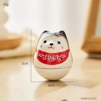 Ornements Décoratifs Adorables Shiba Inu de Style Chinois Accessoires pour la Maison Figurines Décoratives de Bureau Décoration de Voiture Décoration Intérieure Cadeau beige