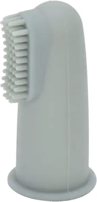 IL BAMBINI - Finger toothbrush - Baby vingertandenborstel - set van 2 - tandenborstel siliconen - Green