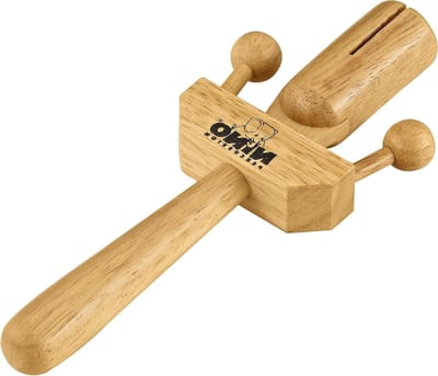 Houten specht - Slagwerkinstrument - Muziek maken - Rubberen boomhout - Vanaf 3 jaar - Meerkleurig