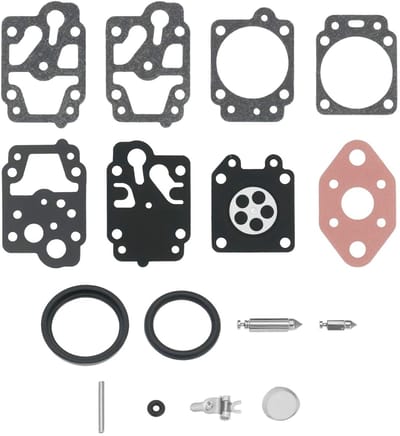 Dailygoods- Carburateur Reparatieset K20-WYL - Carburateur Ombouwkit - Compatibel met Makita/Husqvarna/Echo - Vervangt 753-1225/753-04296 - Geschikt voor diverse modellen - Inclusief meerdere compatibiliteiten