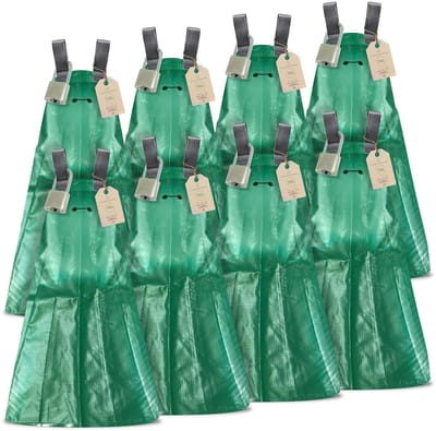 UNUS® Boomwaterzak met slot 70 liter set van 8 Boomzakken voor Boombewatering Waterzak boom