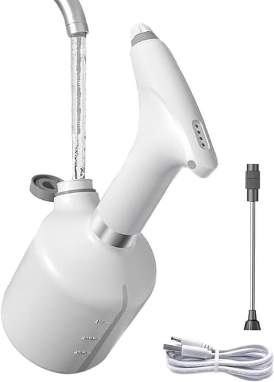 Spuitfles Elektrisch - Plantennevel Spuit - Planten Water Geven - Automatische Nevel - 1000ml - Wit