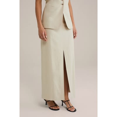WE Fashion Skirt Maxi Length Beige Taglia: S | Maxi gonne Outlet | Donna | Marrone