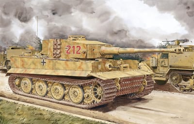 Dragon Modelbouwpakket Militaire voertuigen - 6947 Pz.Kpfw.VI Tiger I Late Tank - Normandy 1944 Plastic - 1:35 - Modelbouw