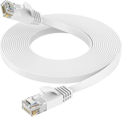 Ethernet Cable Netwerkkabel 10 m, Cat6 RJ45 Patch Kabel, 1.0 Gbps Internet Kabel voor router/gaming/modem