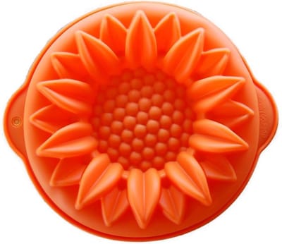 Zonnebloem taart bakvorm cake vorm - Inclusief Taart - Cake snijder