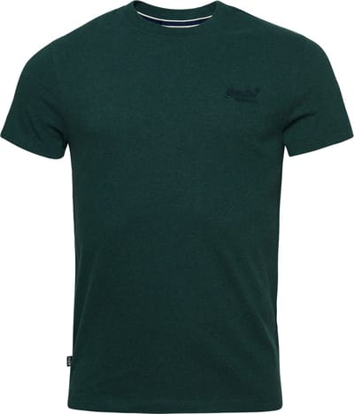 Superdry Heren tshirt Geborduurd Vintage Logo-T-shirt van biologisch katoen