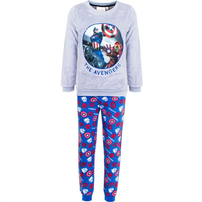 Avengers Coral Fleece pyjama - grijs - 4 jaar - 102 cm