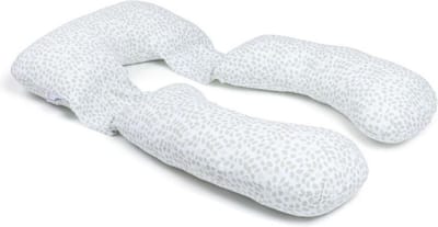 Doomoo Maxxy - XXL Zwangerschapskussen - Premium vezelvulling voor optimale ondersteuning en comfort - Bio katoen - Mini Leaves Green