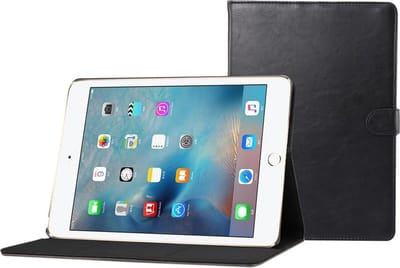 Dasaja leren hoes / case zwart geschikt voor iPad Air 1