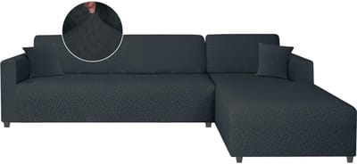 Dailygoods- Bankhoes Stretch - Hoekbankhoes - Sofahoes L-vorm - Bankoverdekking - Bescherming tegen vlekken - Geschikt voor huisdieren/kinderen - Bankovertrek