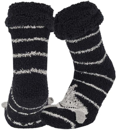Apollo - Jongens - Fleece - Antislip - Huissokken - Haai - Maat 31/35