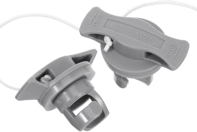 Luchtventiel Plug - Ventiel Dop - Boot Onderhoud - Stof Dicht Ontwerp - 5 x 35 cm - Lichtgrijs