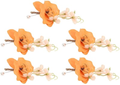 Dailygoods- Bretels Heren - Corsage Bloem - Kunstbloem - Bruiloft - Bruid/Groom - Makkelijk te dragen