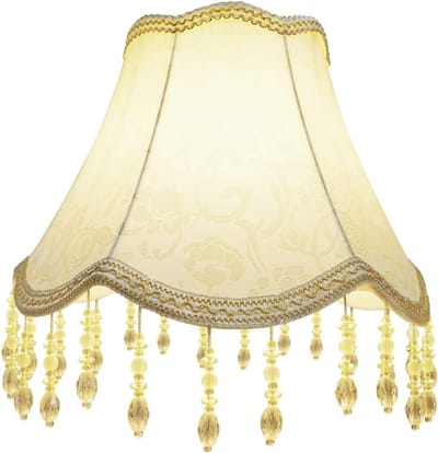 Stijlvolle 12" lampenkap voor tafellampen en vloerlampen, geschikt voor E14/E27 lampen, 15 x 30 x 22 cm, ideaal voor moderne interieurs en sfeervolle verlichting