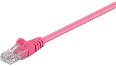 CAT5E Netwerkkabel - RJ45 - roze - 0.5 m