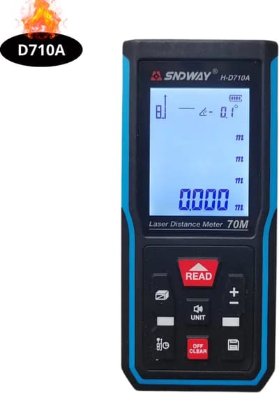 Livano Laserafstandsmeter - Laser - Afstandsmeter - Afstandmeter - Rangefinder - Digitale Meetlint - Precisiegereedschap - 70 Meter