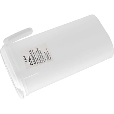 Waterkan voor Koelkastdeur 2500ML Grote Capaciteit Koelkast Waterkan met Deksel voor Picknicks Uitjes white